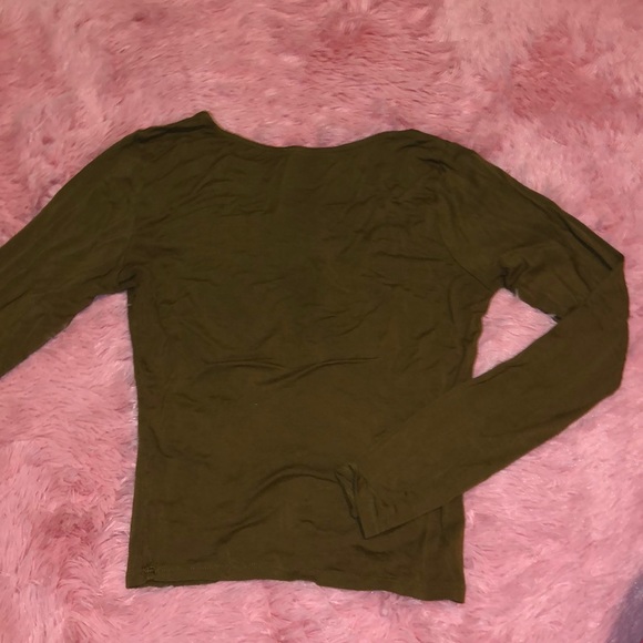 Brown “Me to We” Long Sleeve Shirt - Picture 4 of 4